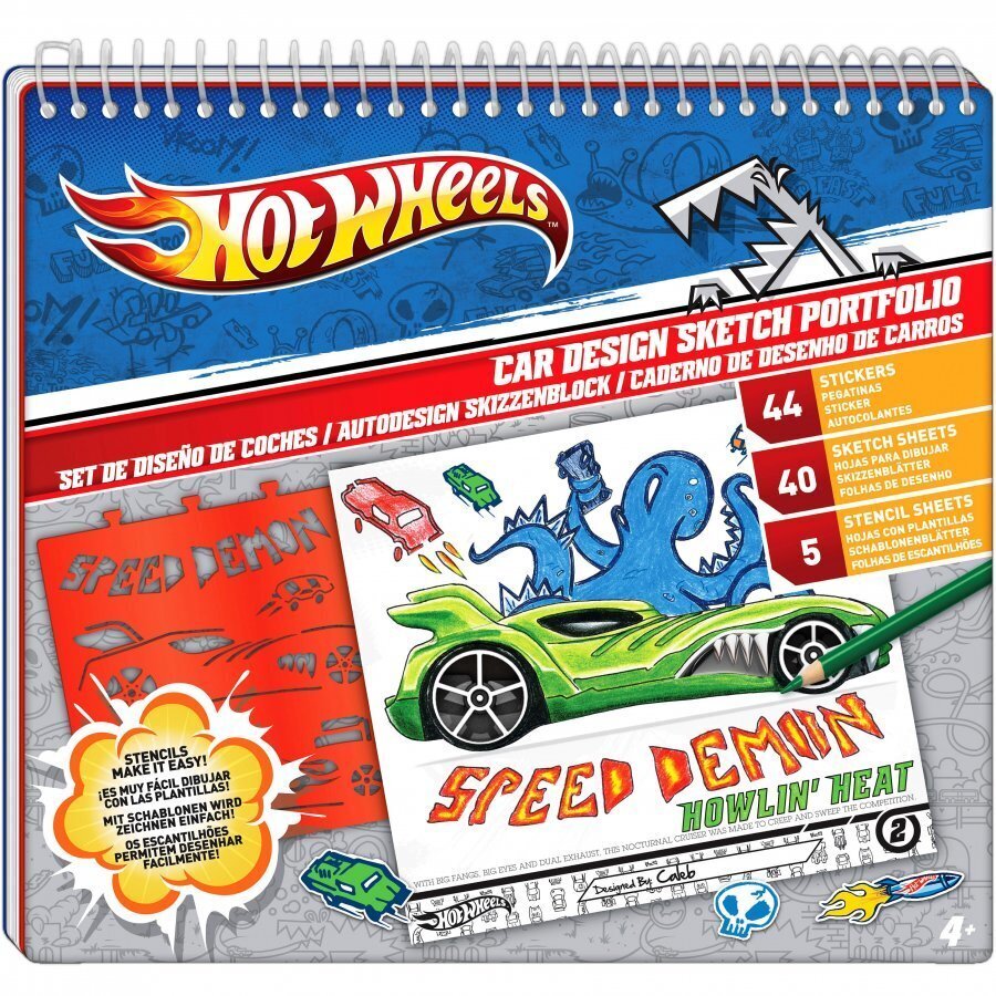 Hot Wheels Suunnittelulehtiö