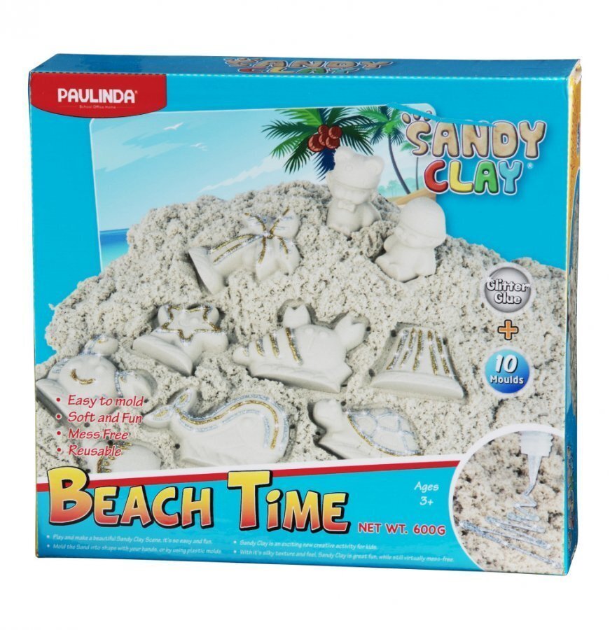 Sandy Clay Taikahiekka 600 G Beach Time Glitterliima