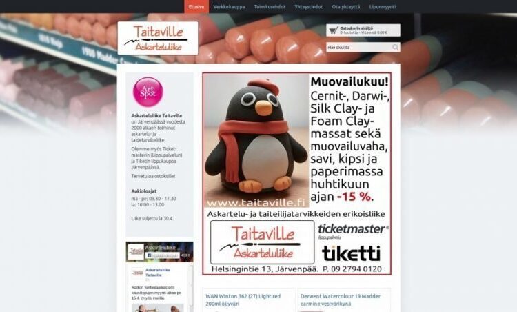Askartelutarvikeliike Taitaville