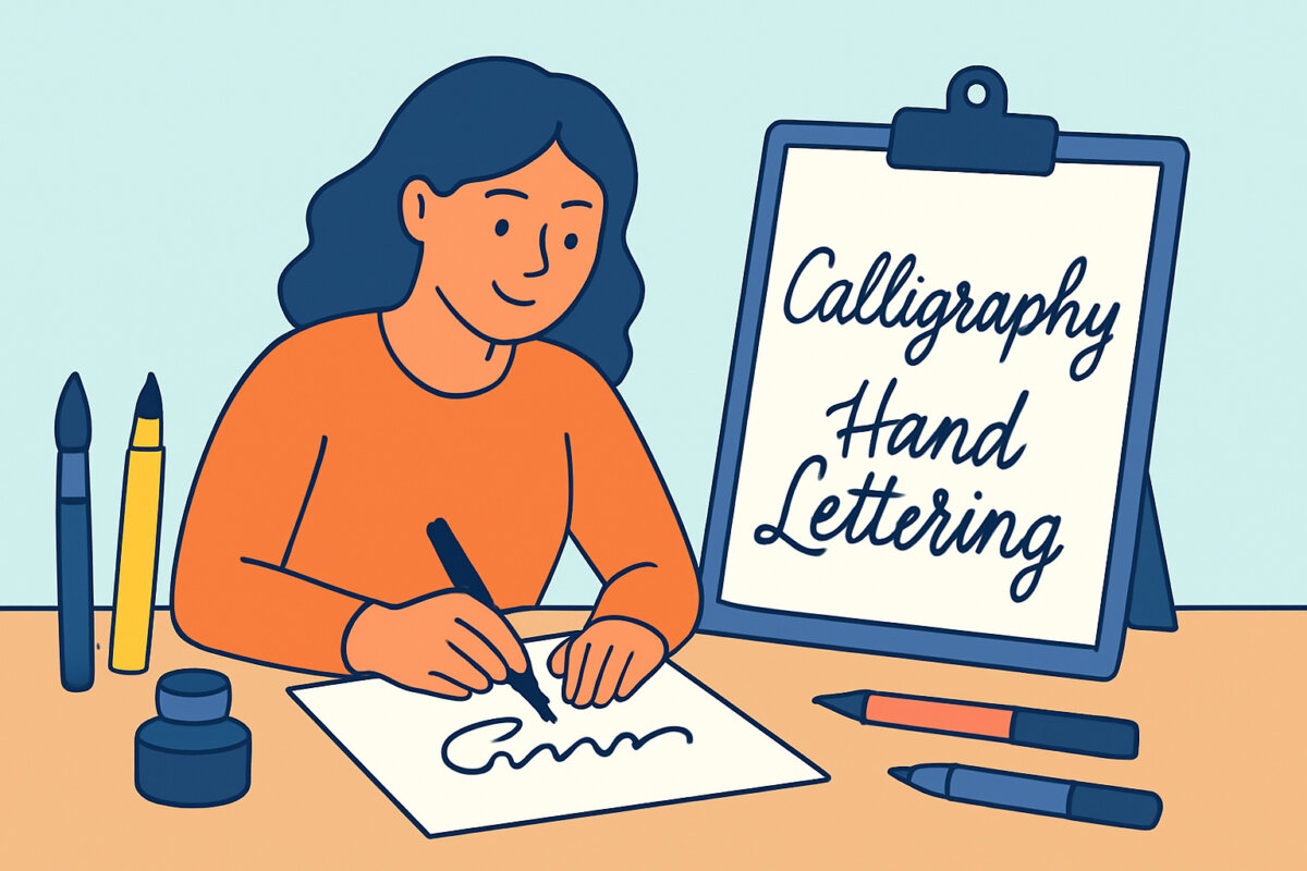Calligrafia ja hand lettering – kynät, tussit ja harjoittelun aloittaminen