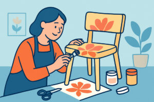 Decoupage-tekniikka – näin koristelet huonekaluja ja esineitä